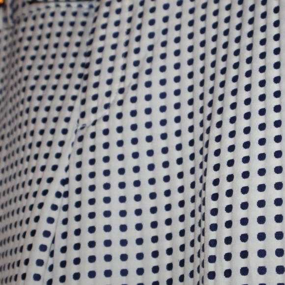Banana Republic Blue Polka Dot Dressy/Business Casual Cropped Pants. 8P. NWT. - Picture 9 of 14